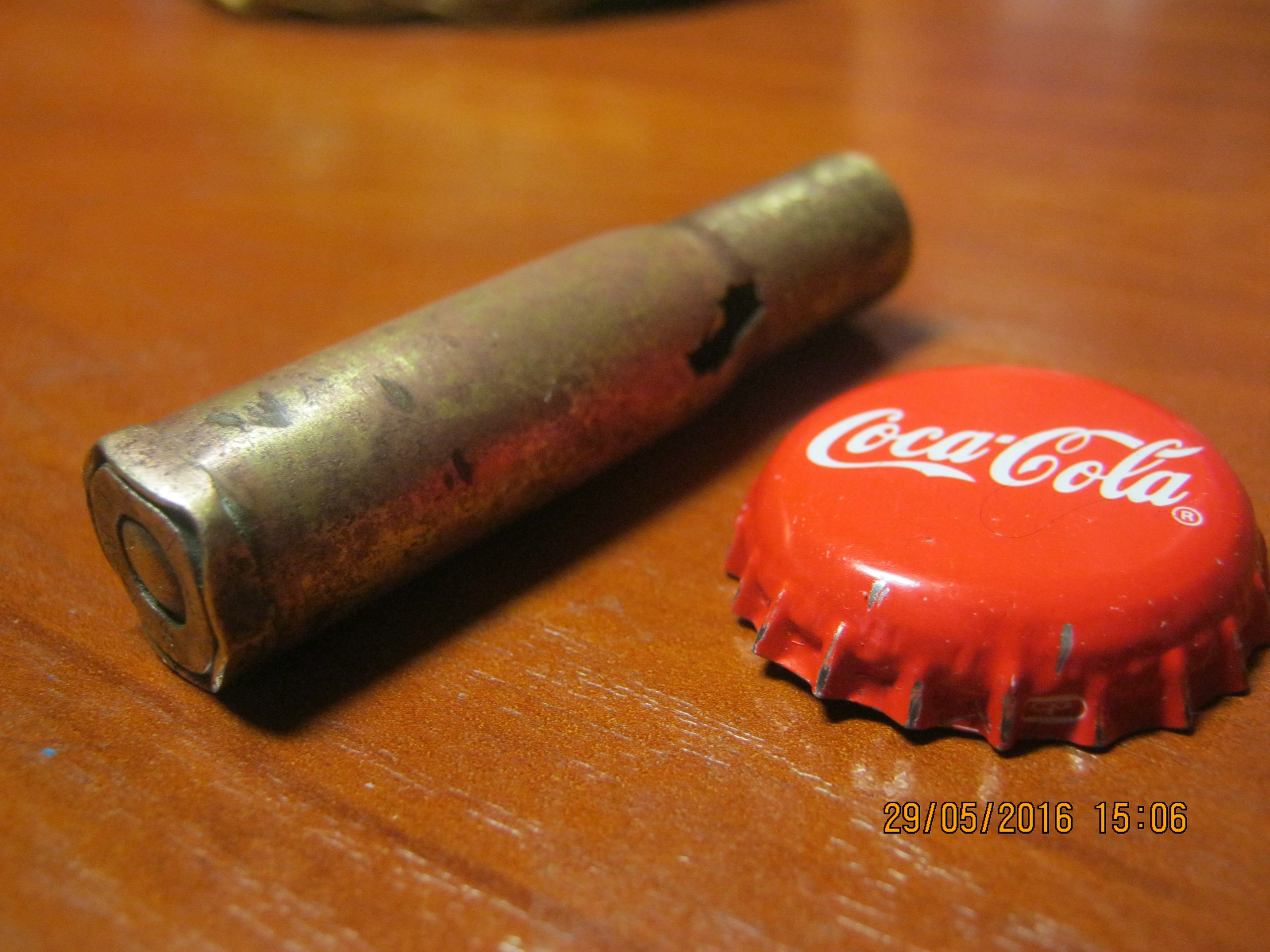 Similar shell casings from the WWI are found on Volyn fields today